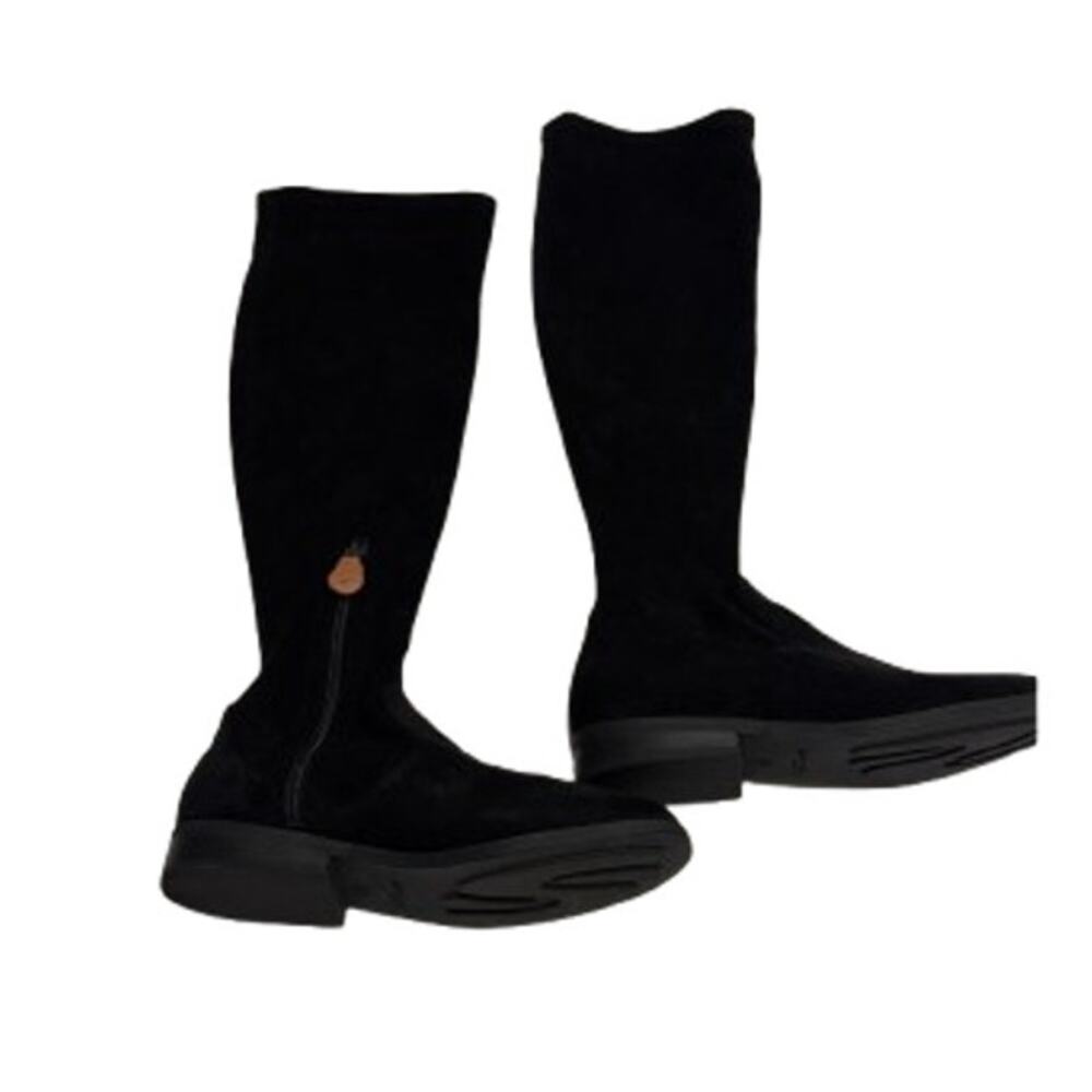 Gentle Souls by Kenneth Cole Women's Emma Stretch Boot US 5.5 Black Knee High